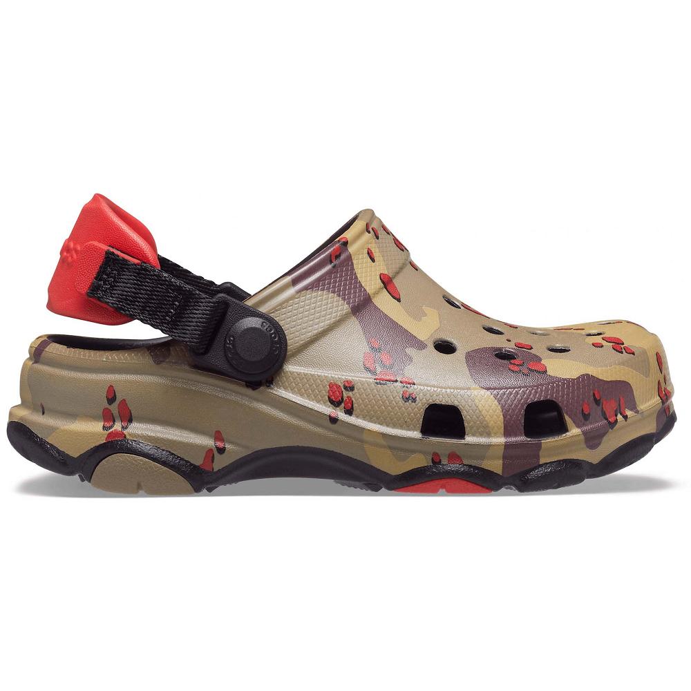 Sabots Crocs Classiche All-Terrain Desert Camo Fille Kaki | France 1478CTVE
